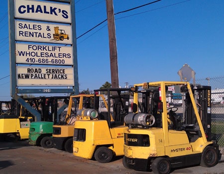 Chalk's Industrial Equipment Forklifts